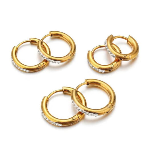 Aurelia Mini Gold Hoop Earrings – Zariva