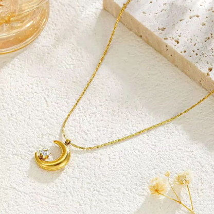 Luna Center Solitaire Necklaces – Zariva
