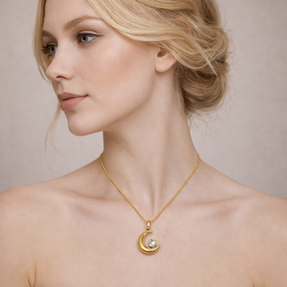 Luna Center Solitaire Necklaces – Zariva