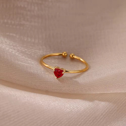 Amora Zircon Red Solitaire – Zariva