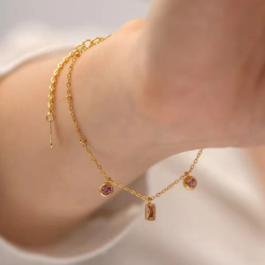 Elara Triple Charm Bracelet – Zariva