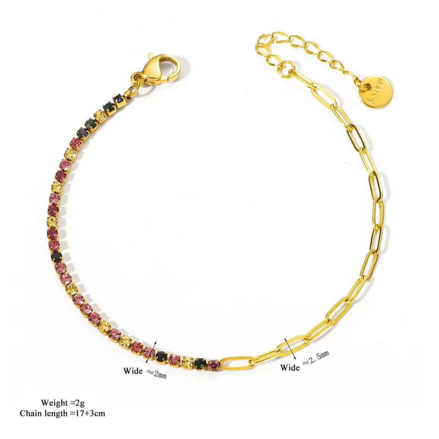 CZ White Tennis Bracelet – Zariva