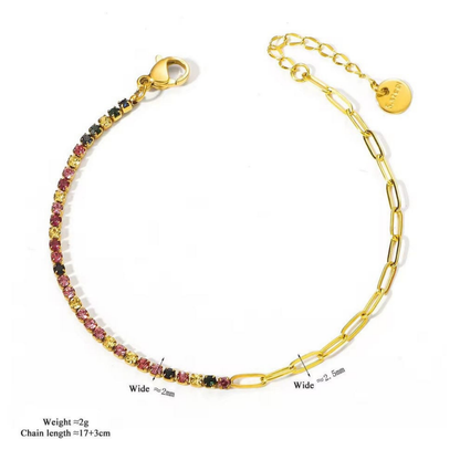CZ White Tennis Bracelet – Zariva
