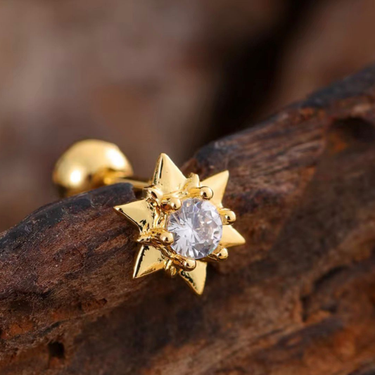 Starburst Stud Earring -Zariva