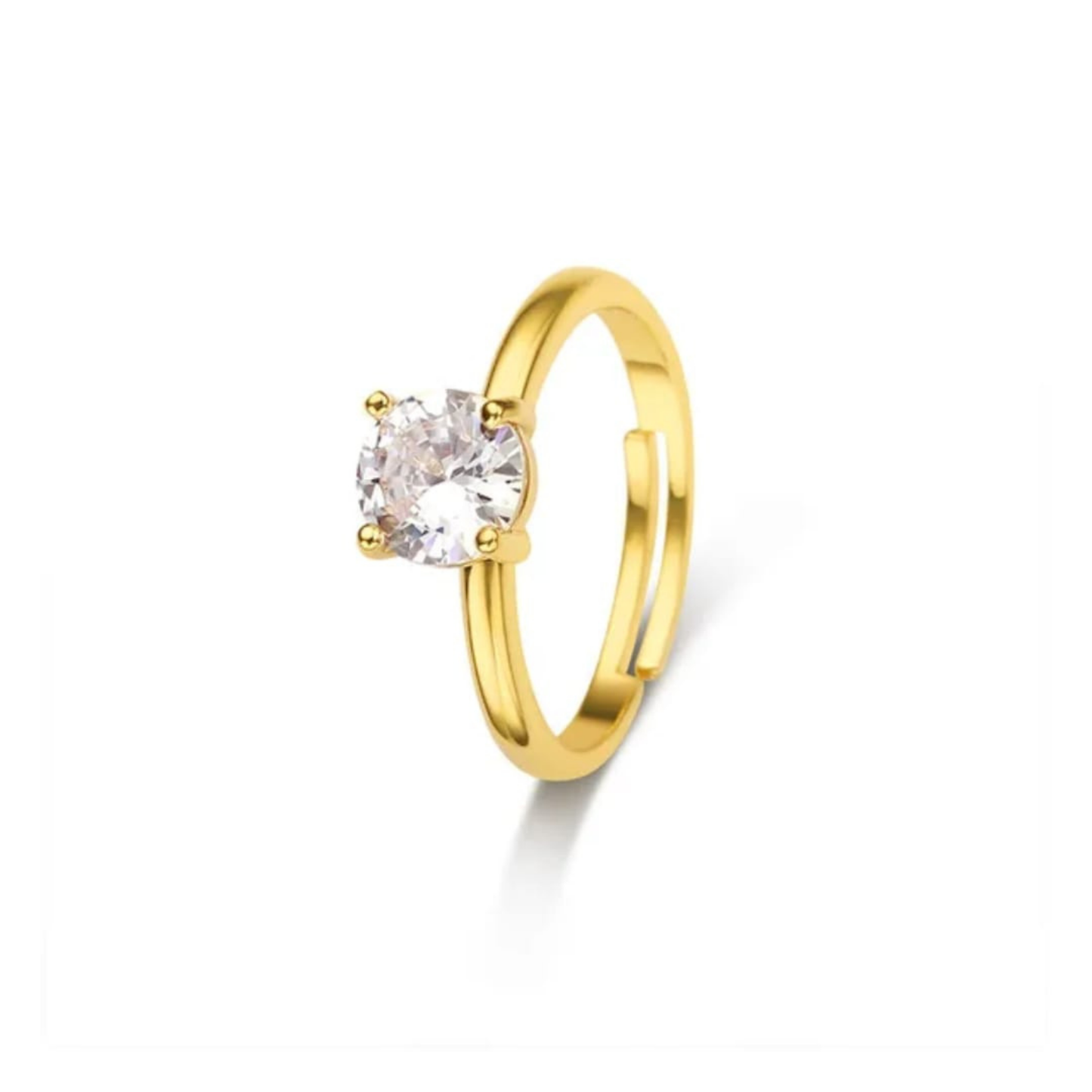 Celeste CZ Solitaire Ring- Zariva