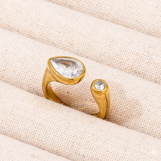 Elara CZ Open Ring- Zariva