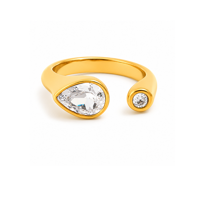 Elara CZ Open Ring- Zariva