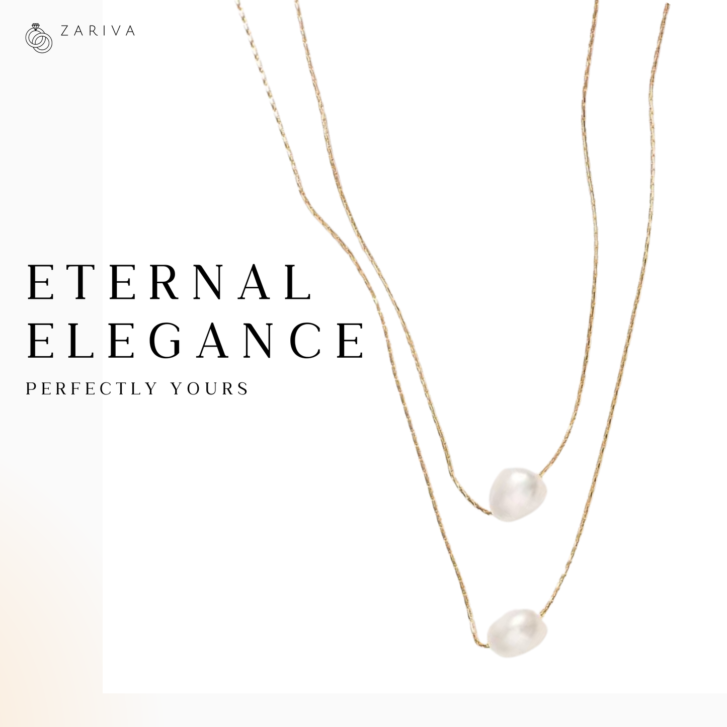 Celeste Dual Pearl double layer Necklace – Zariva