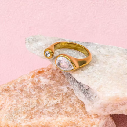 Elara CZ Open Ring- Zariva