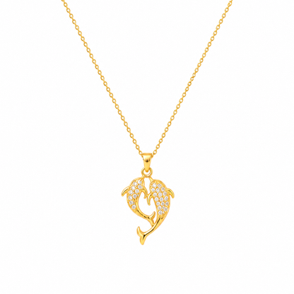 Dolphin Heart Necklace – Zariva