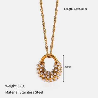 Aurelia Pearl Orbit Necklace – Zariva