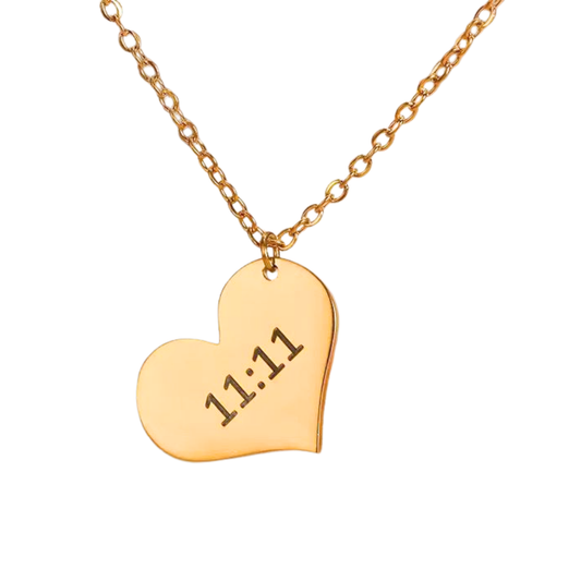 Eternal 11:11 Heart Pendant – Zariva
