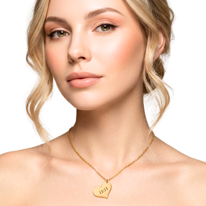 Eternal 11:11 Heart Pendant – Zariva