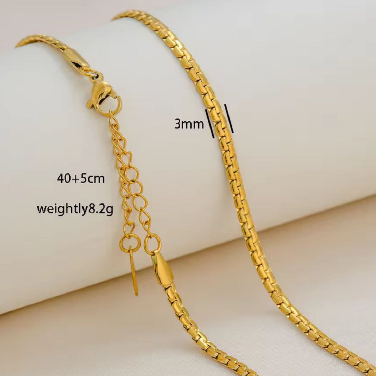 Regal Grid Gold Chain– Zariva