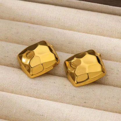 HammeredMoltenLuxeStudsEarring
