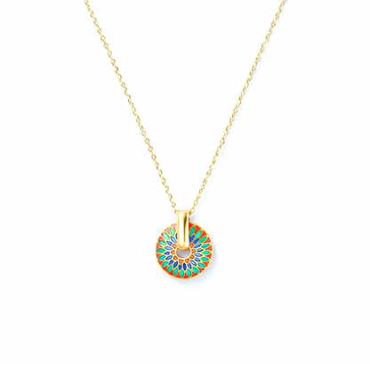 Aurelia Boho Mandala Multicolor Necklace – Zariva